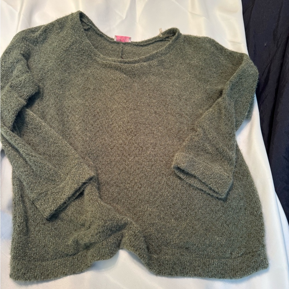 Olive green sweater